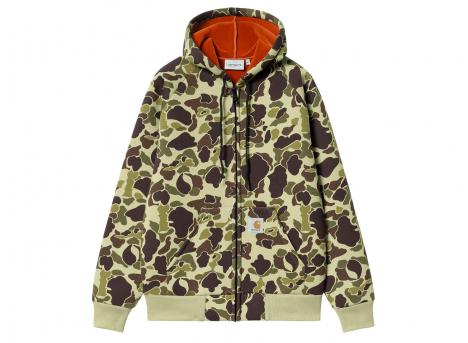 Carhartt Car Lux Hooded Jacket Camo Duck Green / Turmeric I032935