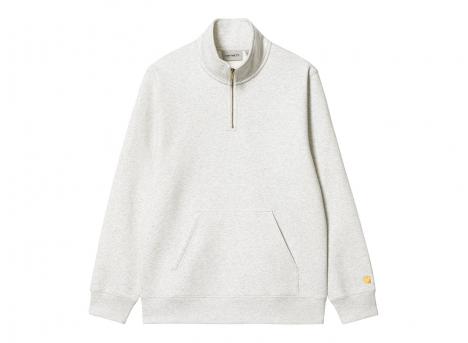 Carhartt Chase Neck Zip Sweat Ash Heather / Gold I033665