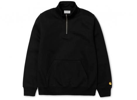 Carhartt Chase Neck Zip Sweat Black I023976