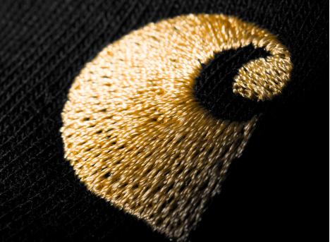 Carhartt Chase Neck Zip Sweat Black / Gold I033665