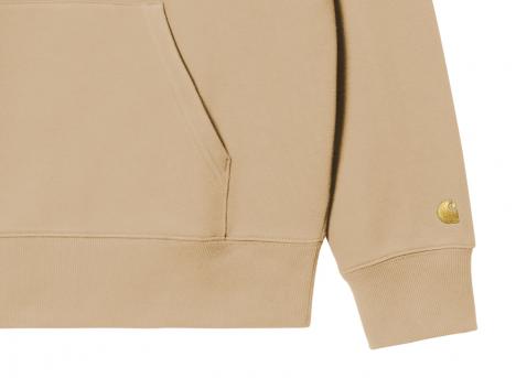 Carhartt Chase Neck Zip Sweat Sable / Gold I033665