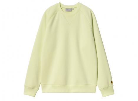Carhartt Chase Sweat Air Green / Gold I033660