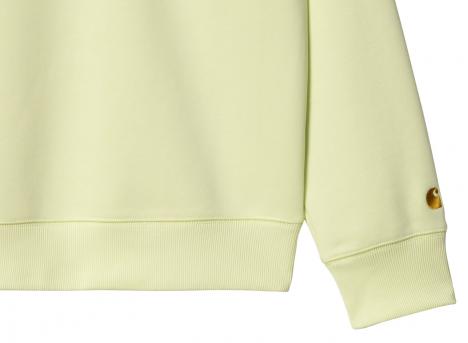 Carhartt Chase Sweat Air Green / Gold I033660