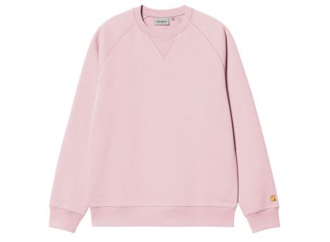 Carhartt Chase Sweat Air Pink / Gold I033660