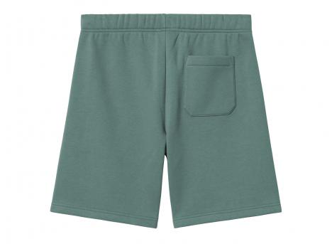 Carhartt Chase Sweat Short Silver Pine / Gold I033669
