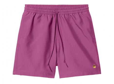 Carhartt Chase Swim Trunk Magenta / Gold I026235