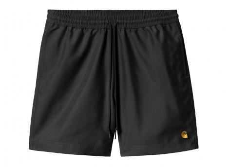 Carhartt Chase Swim Trunks Black / Gold I035062