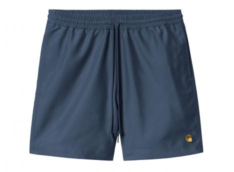 Carhartt Chase Swim Trunks Dusky Blue / Gold I035062