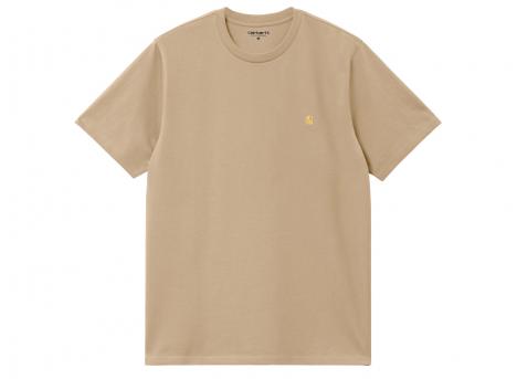 Carhartt Chase Tshirt Sable / Gold I026391