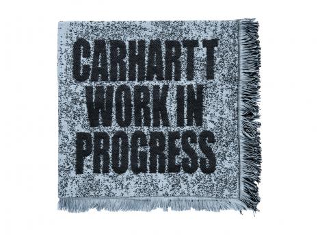 Carhartt Chrysanthemum Woven Blanket Misty Sky / Black I034117
