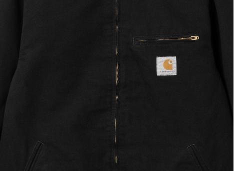 Carhartt Detroit Jacket Black / Black Rinsed I033112