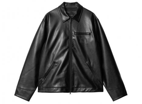 Carhartt Detroit Faux Leather Jacket Black I034426
