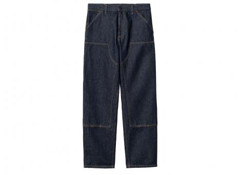 Carhartt Double Knee Pant Blue Rinsed I032699