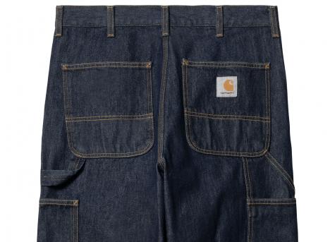 Carhartt Double Knee Pant Blue Rinsed I032699