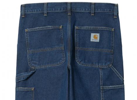 Carhartt Double Knee Pant Blue Stone Washed I032699