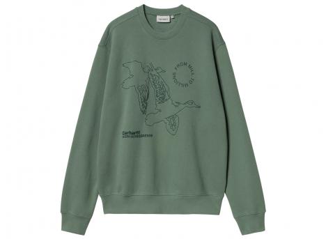 Carhartt Flying Ducks Sweat Duck Green I033938