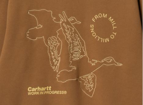 Carhartt Flying Ducks Sweat Hamilton Brown I033938