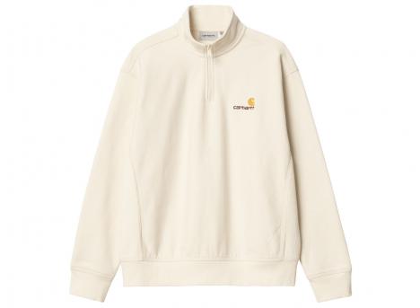 Carhartt Half Zip American Script Sweatshirt Natural I027014
