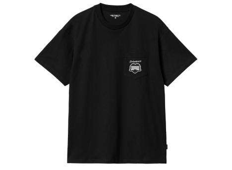 Carhartt Heart Train Pocket Tshirt Black I033979