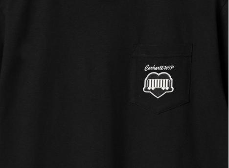 Carhartt Heart Train Pocket Tshirt Black I033979