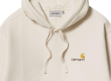 Carhartt Hooded American Script Sweatshirt Natural I028279