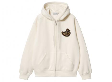 Carhartt Hooded Brown Ducks Jacket Wax I033931