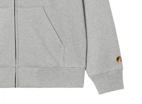 Carhartt Hooded Chase Jacket Grey Heather / Gold I033664