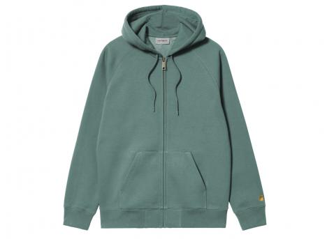 Carhartt Hooded Chase Jacket Silver Pine / Gold I033664