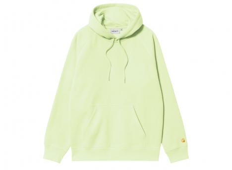 Carhartt Hooded Chase Sweat Air Green / Gold I033661