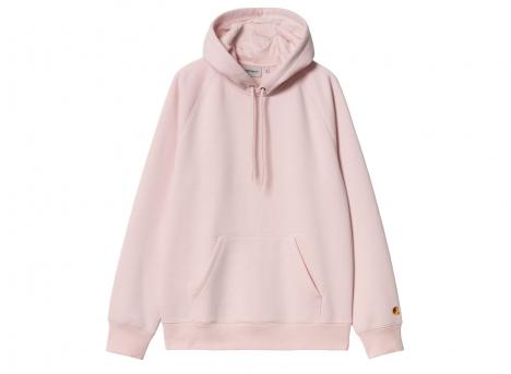 Carhartt Hooded Chase Sweat Air Pink / Gold I033661