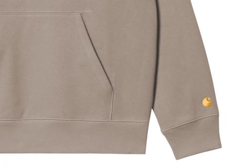 Carhartt Hooded Chase Sweat Dusky Beige / Gold I033661