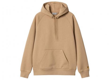 Carhartt Hooded Chase Sweat Dusty Hamilton Brown / Gold I033661