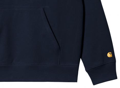 Carhartt Hooded Chase Sweat Mizar / Gold I033661