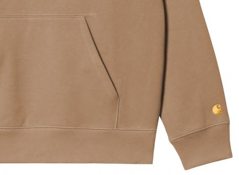 Carhartt Hooded Chase Sweat Peanut / Gold I033661