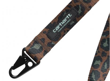 Carhartt Jude Keychain Camo Leopard Jacquard Tamarind I033813