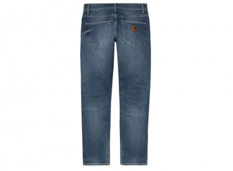 Carhartt Klondike Pant Blue Mid Used Wash I024898