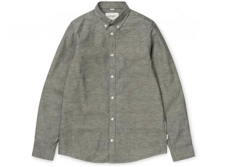 Carhartt Kyoto Shirt Stone Washed Black I018069