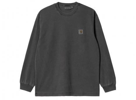 Carhartt LS Vista Tshirt Graphite Garment Dyed I030779