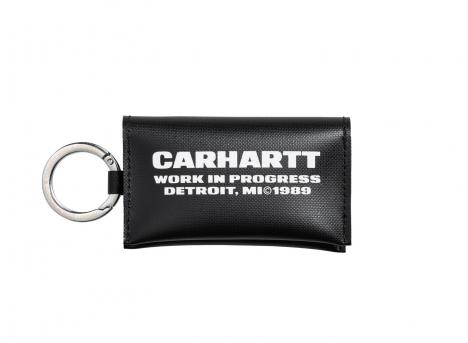Carhartt Link Script Keychain Black / White I033318