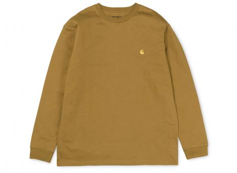 Carhartt Chase LS Tshirt Hamilton Brown I026392