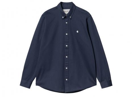 Carhartt Madison Shirt Air Force Blue / Wax I023339