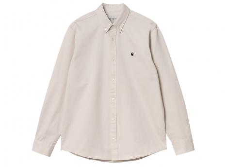 Carhartt Madison Shirt Moonbeam / Black I023339