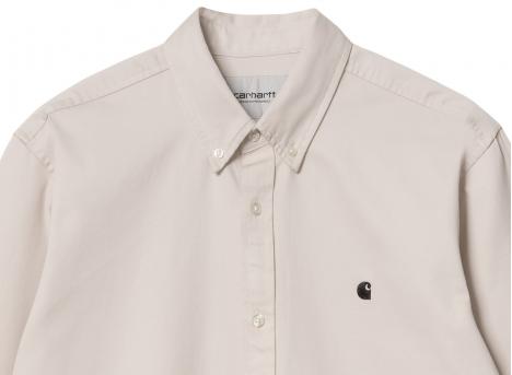Carhartt Madison Shirt Moonbeam / Black I023339