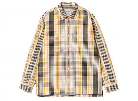 Carhartt Mandlik Shirt Check Natural I033822