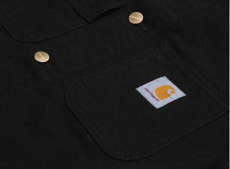 Carhartt Michigan Coat Black / Black Rinsed I031519