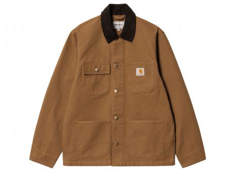 Carhartt Michigan Coat Hamilton Brown / Tobacco Rinsed I031519