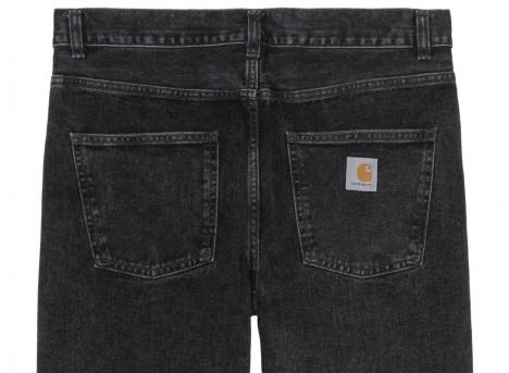 Carhartt Newel Pant Black Stone Washed I029208