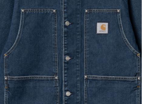 Carhartt OG Double Front Jacket Blue Stone Washed I034866