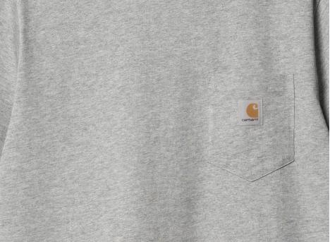 Carhartt Pocket Tshirt Grey Heather I030434