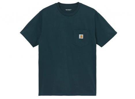 Carhartt Pocket Tshirt Deep Lagoon I022091